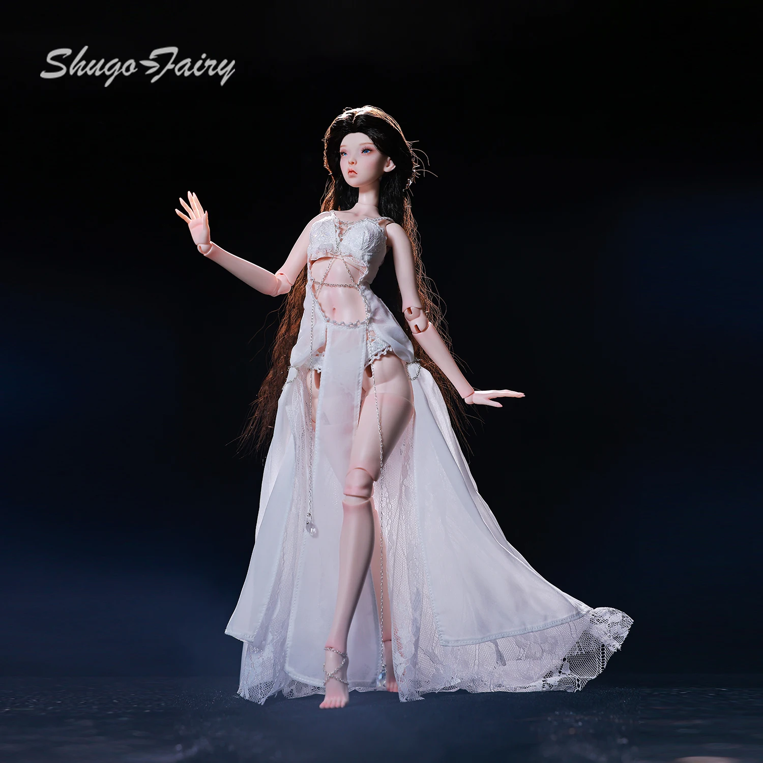 Ethnic Fashion Model - ตุ๊กตา BJD ฟิลลิส อี 1/4 ตุ๊กตาเรซิ่นรูปร่างผอมเพรียวมีท้องตั้ง