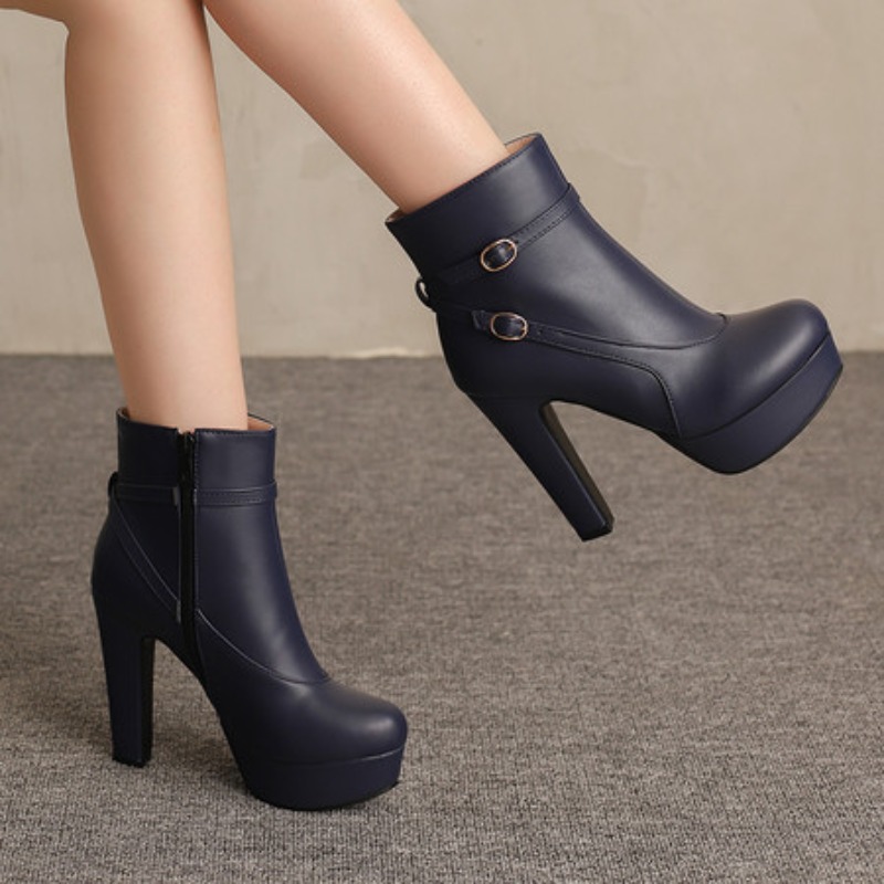 รองเท้าบูทแฟชั่นผู้หญิงแบบสั้น - Ethnic Fashion บทวิจารณ์และราคา