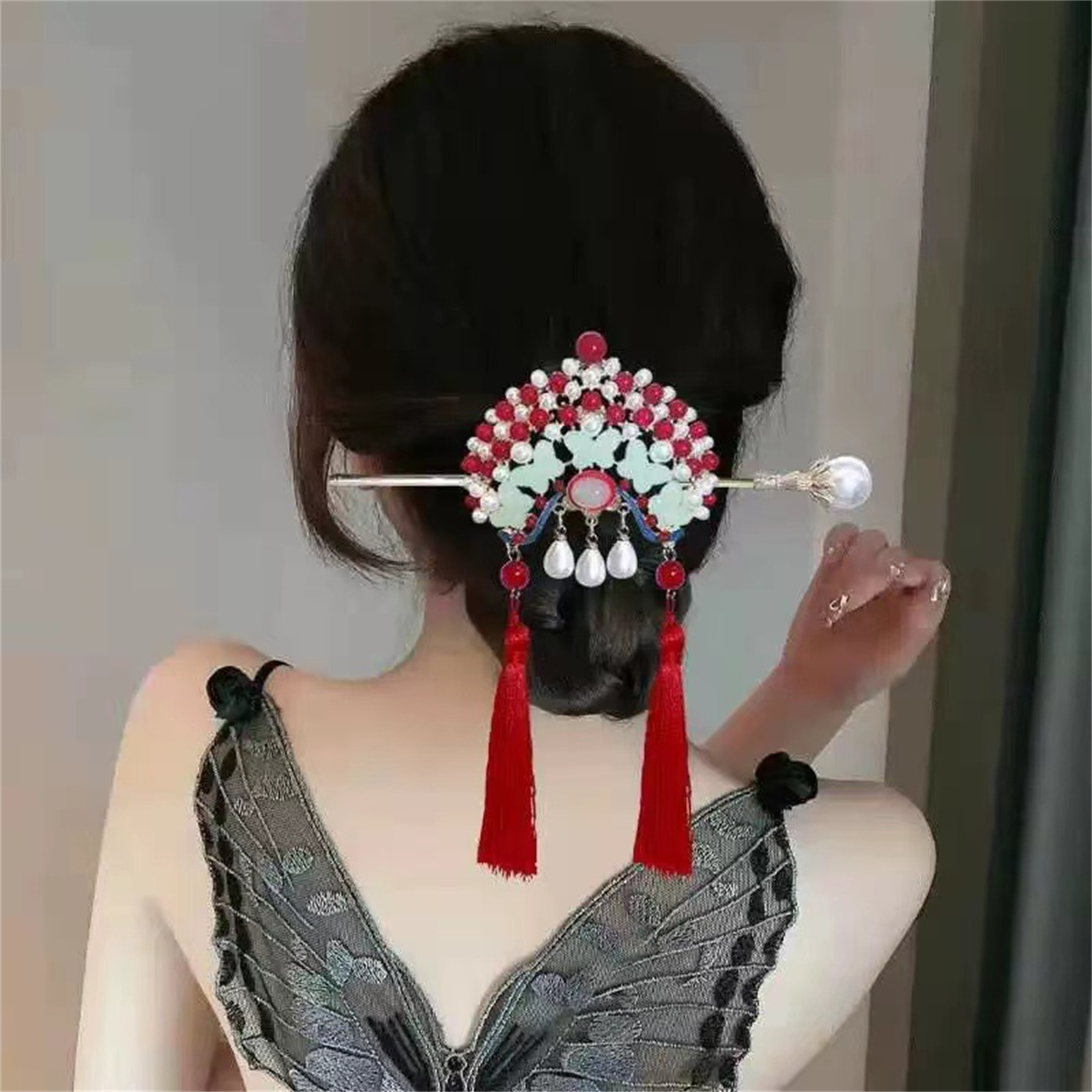 กิ๊บติดผมสไตล์ชาติพันธุ์สำหรับ - Ethnic Fashion Style บทวิจารณ์และราคา