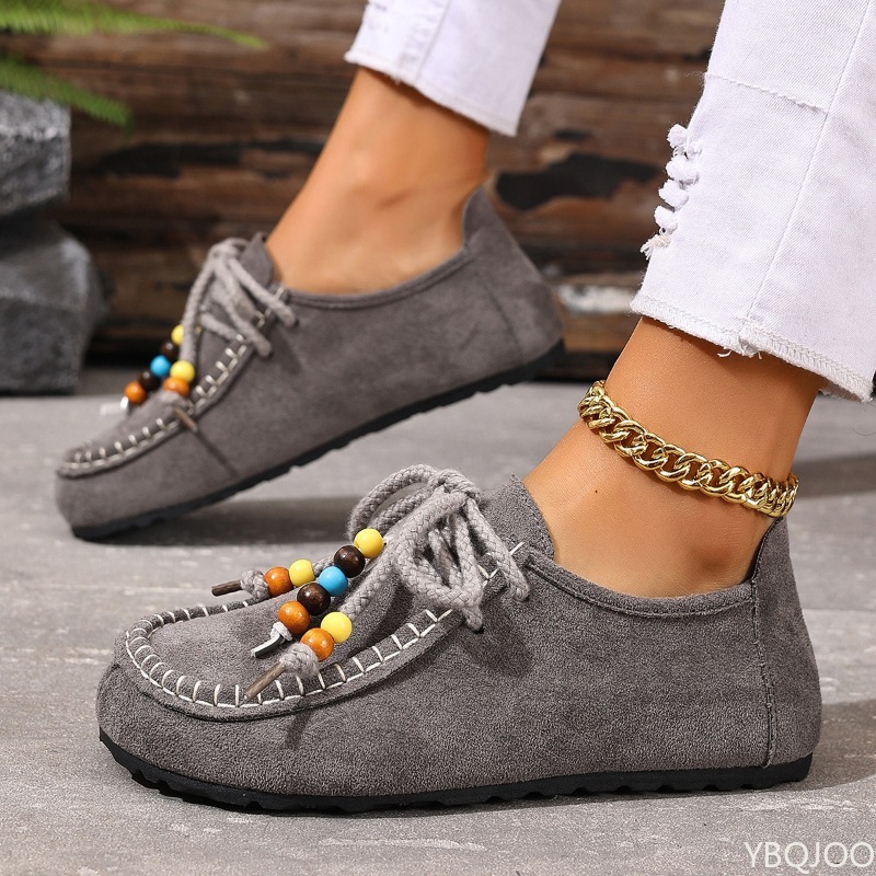 รองเท้าโลฟเฟอร์ผู้หญิงสไตล์ลำล - Ethnic Fashion Style บทวิจารณ์และราคา