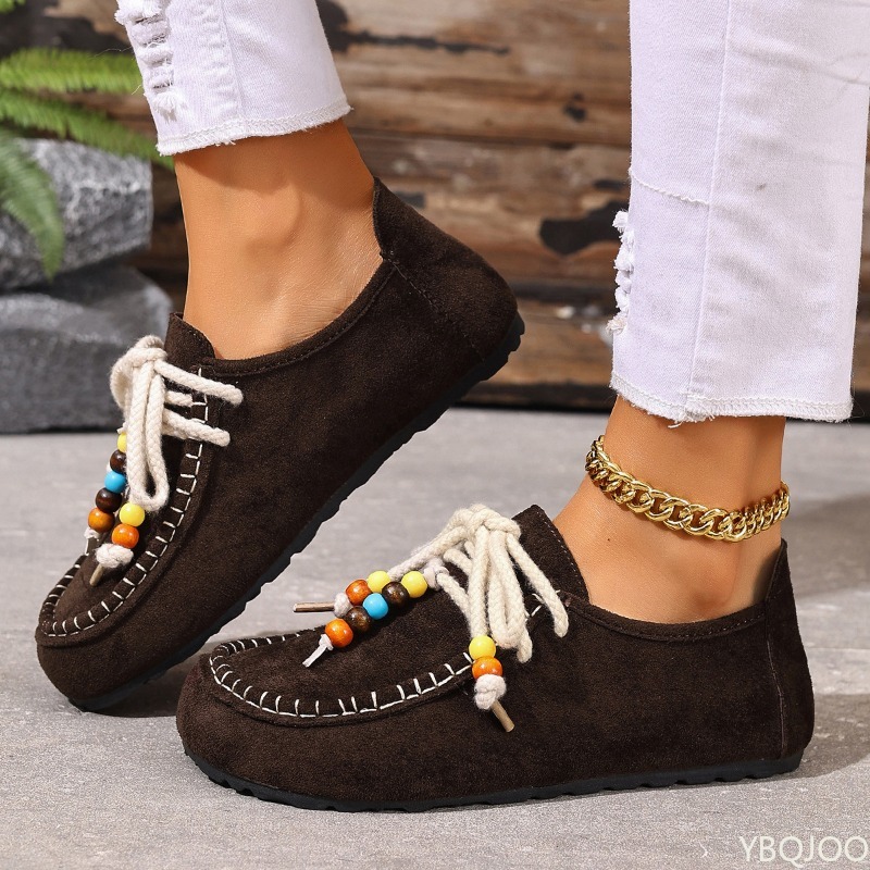รองเท้าโลฟเฟอร์ผู้หญิงสไตล์ลำล - Ethnic Fashion Style บทวิจารณ์และราคา