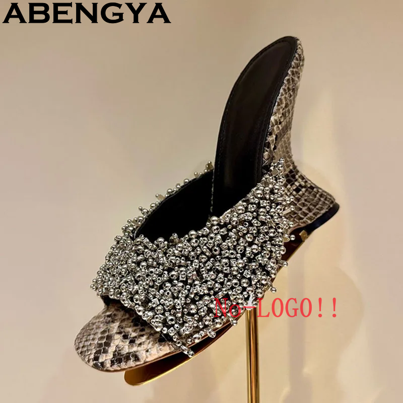 รองเท้าส้นเตารีดแบบสวมเปิดนิ้ว - Ethnic Fashion Style บทวิจารณ์และราคา