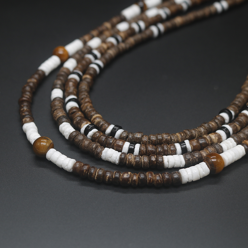 2023 Tribalมะพร้าวลูกปัดสร้อยค - Ethnic Fashion Co In บทวิจารณ์และราคา