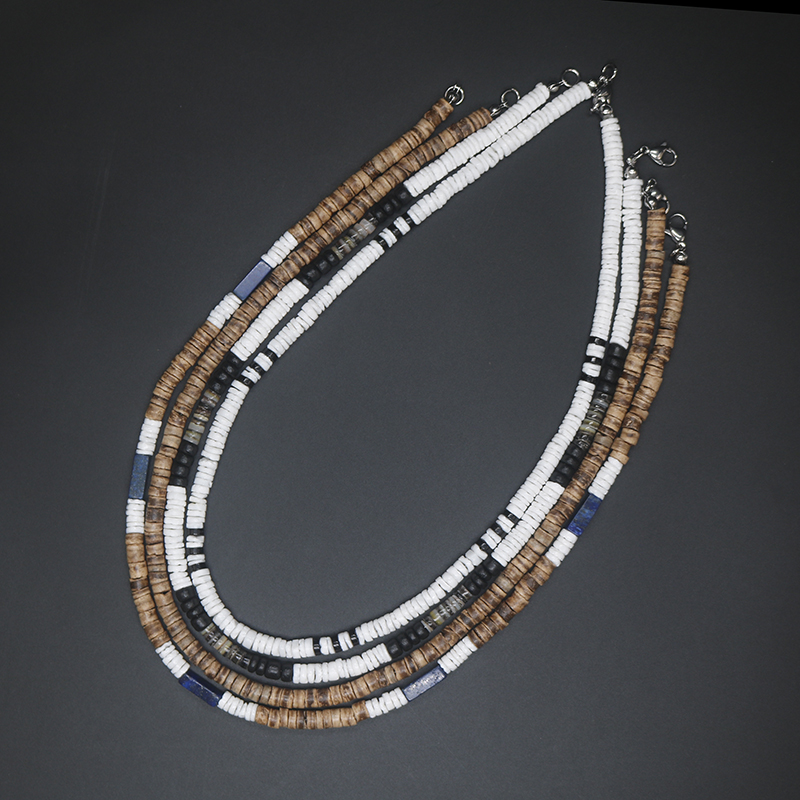 2023 Tribalมะพร้าวลูกปัดสร้อยค - Ethnic Fashion Co In บทวิจารณ์และราคา