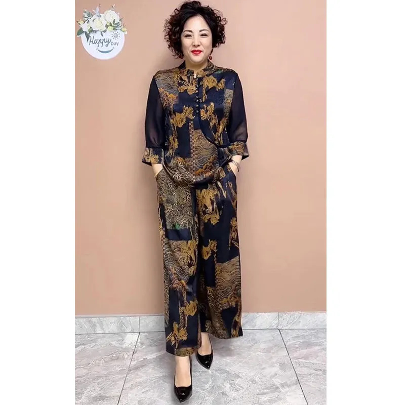2025 ใหม่กางเกงขากว้างชุดกลางแ - Ethnic Fashion For Ladies บทวิจารณ์และราคา