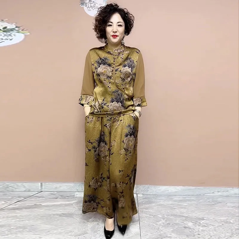2025 ใหม่กางเกงขากว้างชุดกลางแ - Ethnic Fashion For Ladies บทวิจารณ์และราคา