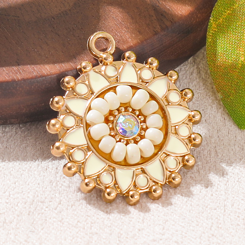 จี้ห้อยทรงกลมเคลือบสีสไตล์โบฮี - Ethnic Fashion For Ladies บทวิจารณ์และราคา