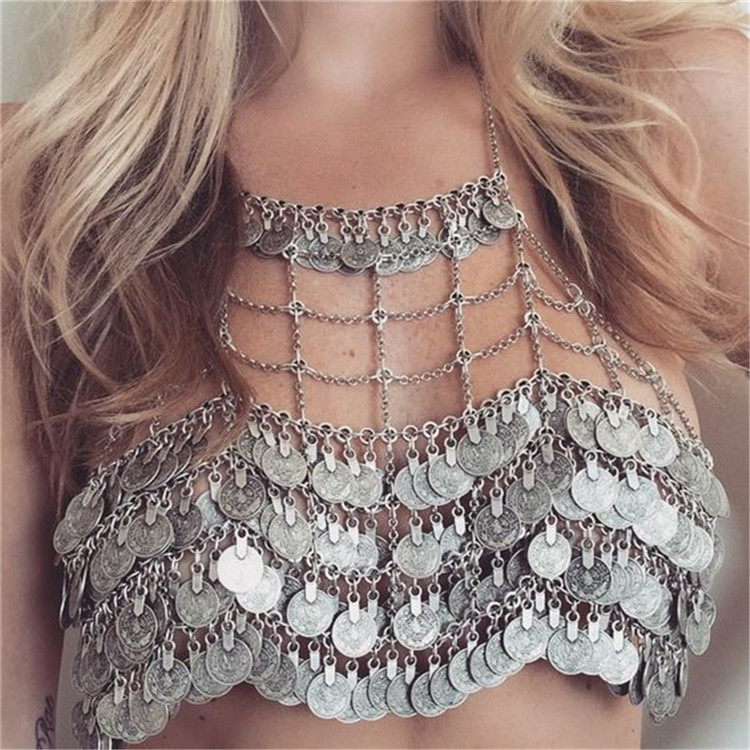 ชายหาดยิปซีเหรียญพู่เซ็กซี่ Br - Ethnic Fashion Co In บทวิจารณ์และราคา